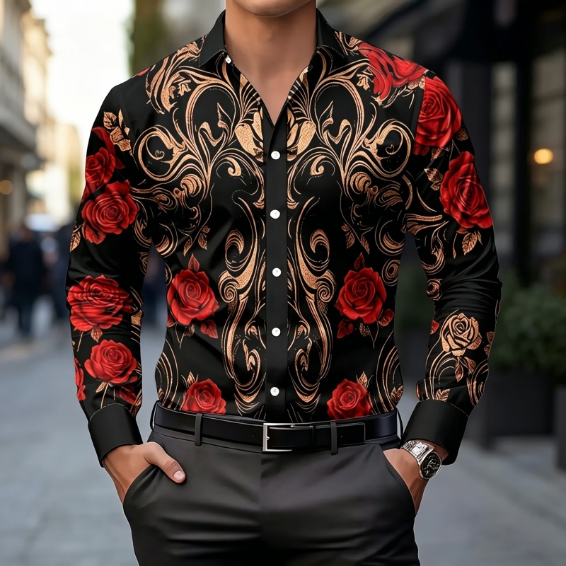 Men'S Fashion 2026 - قميص رجالي جديد لعام 2026 بتصميم