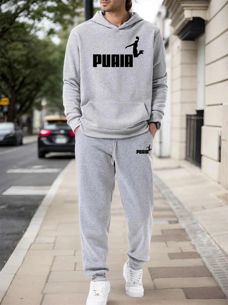 Men'S Fashion 2026 - طقم رجالي/هودي/بنطلون خريف وشتاء 2026، ملابس