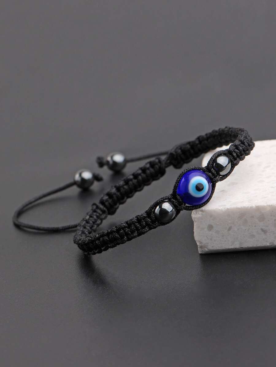 Men'S Fashion Jewelry - سوار رجالي أنيق وشائع مزين بالعين
