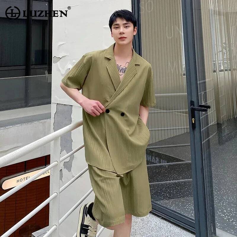 Men'S Fashion 2026 - LUZHEN طقم رجالي أنيق صيفي 2026