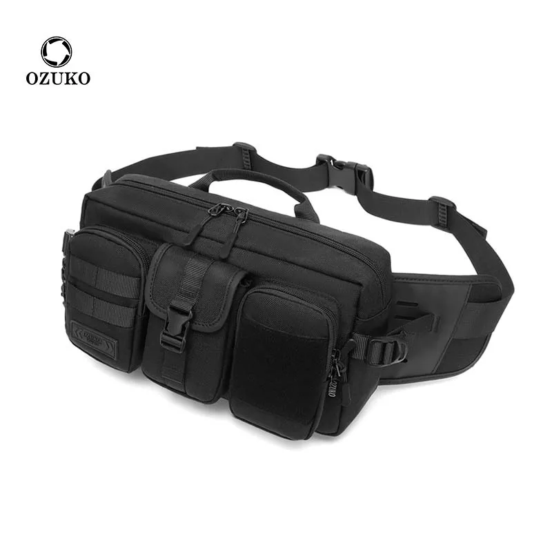 Men'S Fashion Bag - حقيبة OZUKO للرجال مقاومة للماء، حقائب
