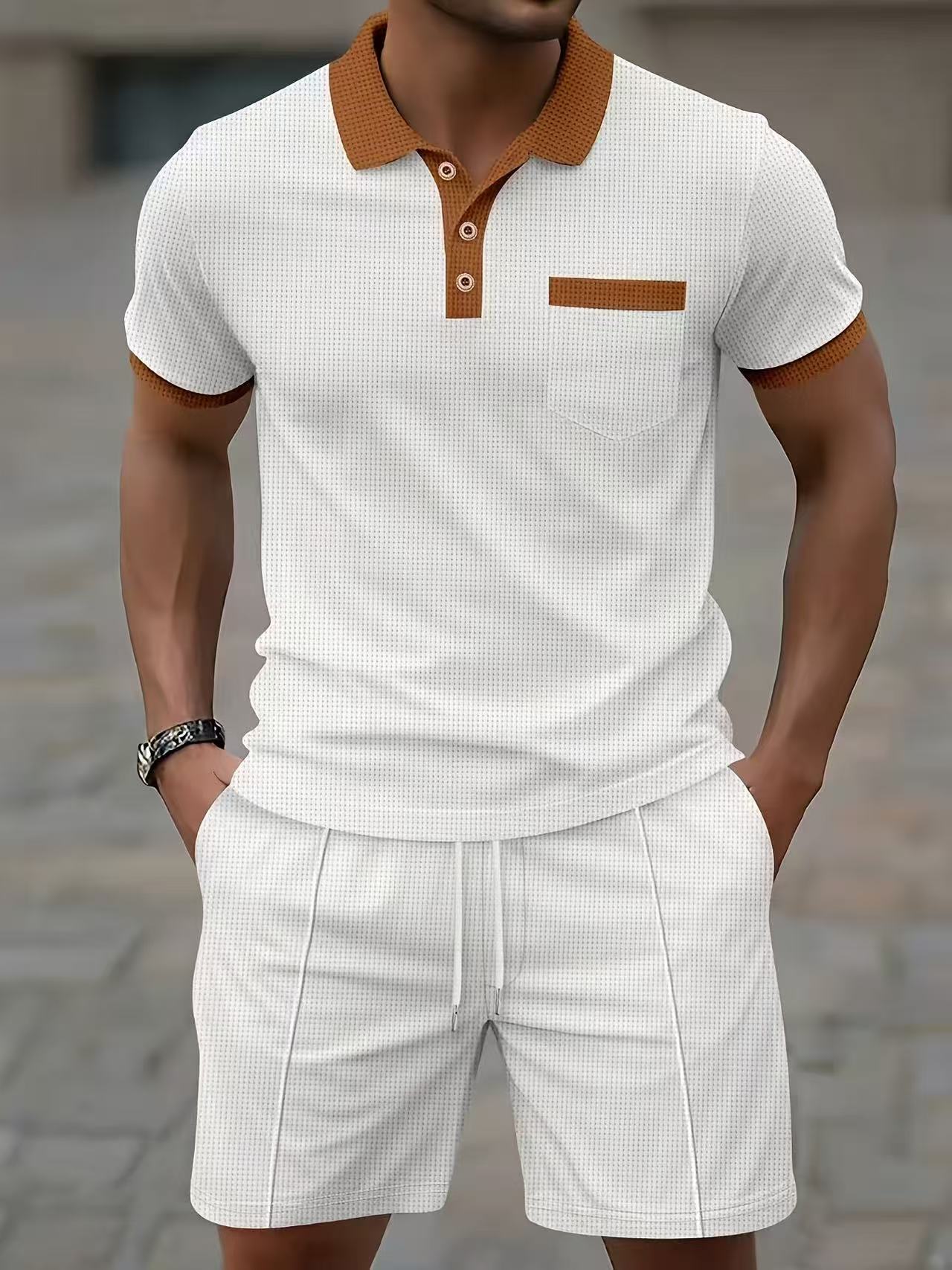 Men'S Fashion Essentials - طقم قميص بولو رجالي صيفي الأكثر