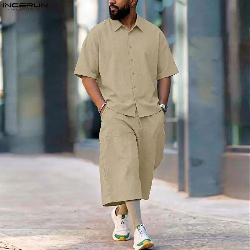 طقم رجالي من INCERUN، قميص بأك - مراجعة Men'S Fashion 2026 وسعره
