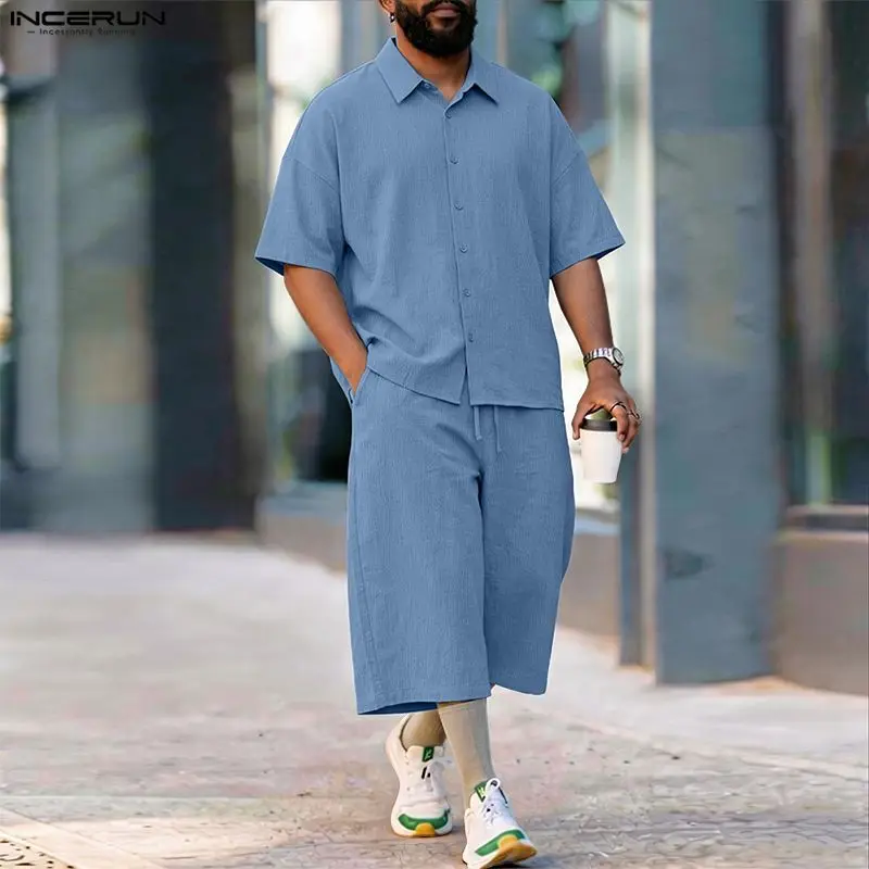 طقم رجالي من INCERUN، قميص بأك - مراجعة Men'S Fashion 2026 وسعره