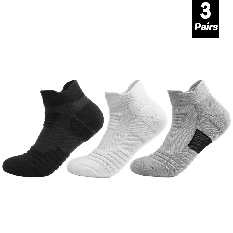 3 أزواج من جوارب كرة القدم الم - مراجعة Socks Ankle Men وسعره