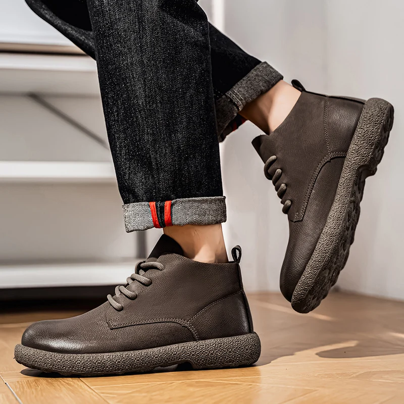 أحذية الكاحل للرجال أحذية بنية - مراجعة Men'S Fashion For 30 Year Olds وسعره
