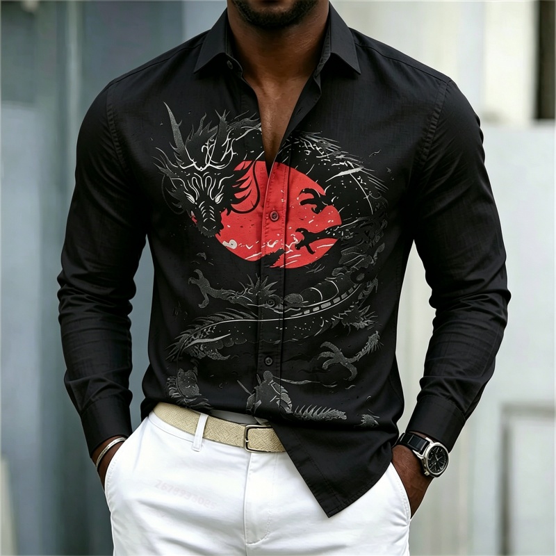قميص رجالي جديد لعام 2026 بنمط - مراجعة Mens Fashion Casual وسعره