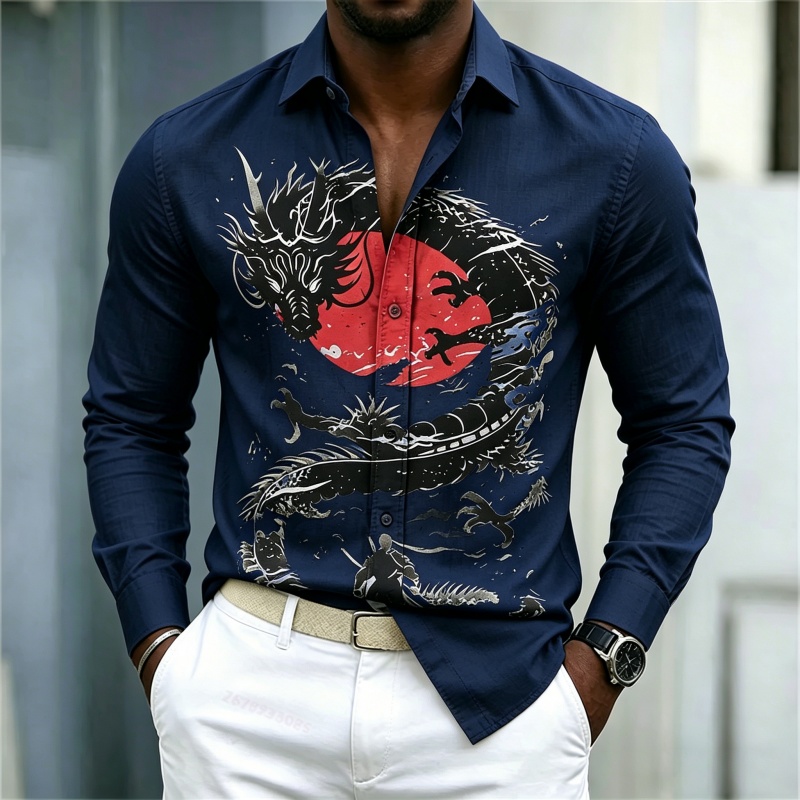 قميص رجالي جديد لعام 2026 بنمط - مراجعة Mens Fashion Casual وسعره