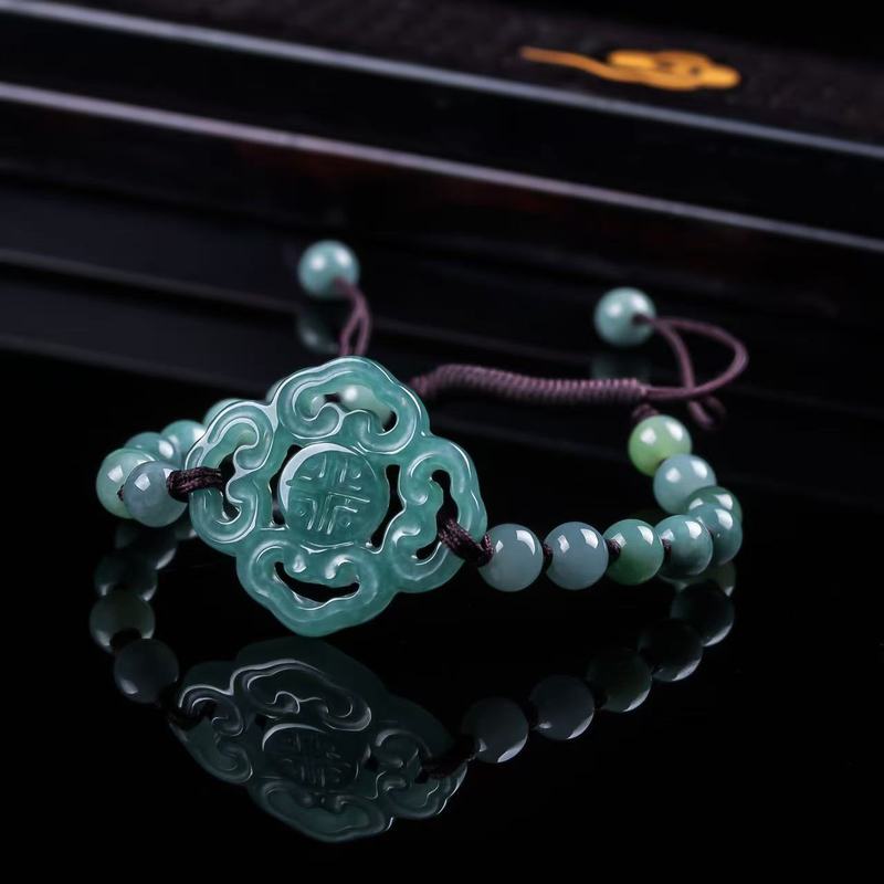 سوار من اليشم الطبيعي من الدرج - مراجعة Men'S Fashion Jewelry وسعره