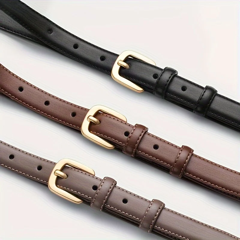 حزام كاجوال مكون من قطعتين مع  - مراجعة Leather Belt Braided وسعره