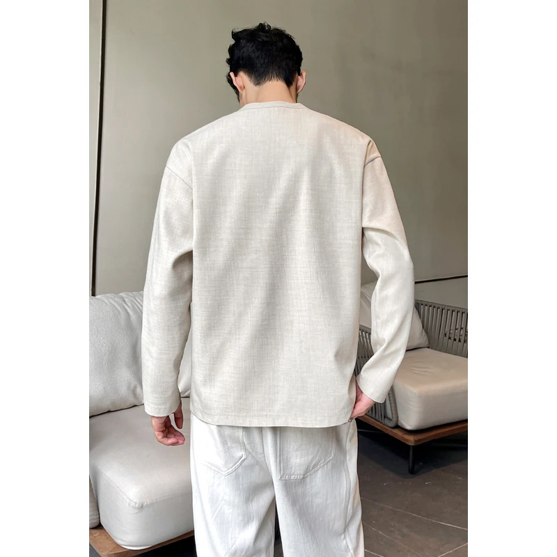 قميص رجالي كاجوال من الكتان ال - مراجعة Mens Fashion Casual وسعره