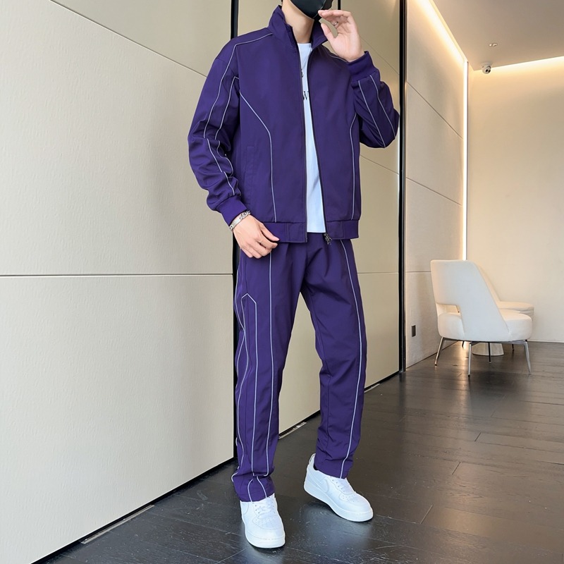 سترة صوفية بياقة واقفة وأكمام  - مراجعة Men'S Fashion Zip Sweater وسعره