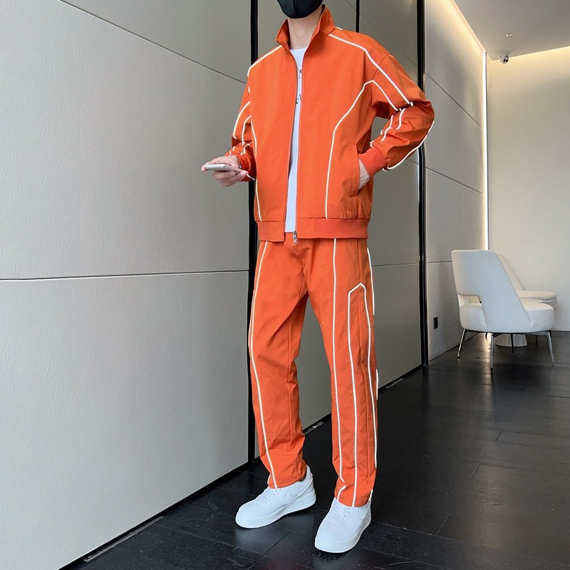 سترة صوفية بياقة واقفة وأكمام  - مراجعة Men'S Fashion Zip Sweater وسعره