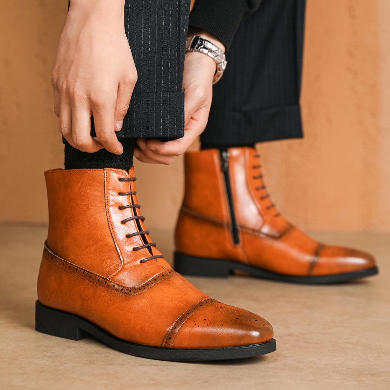 أحذية رجالية فاخرة جديدة عالية - مراجعة Mens Fashion Dress وسعره