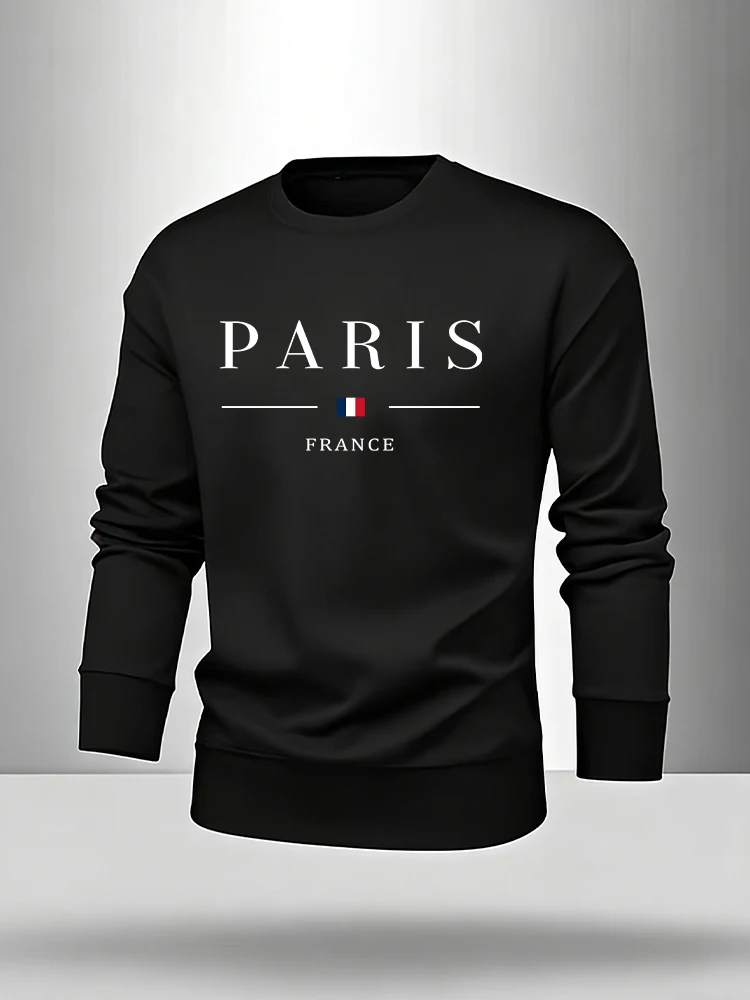 طقم رجالي بطبعة باريس: سويت شي - مراجعة Paris Men'S Fashion وسعره