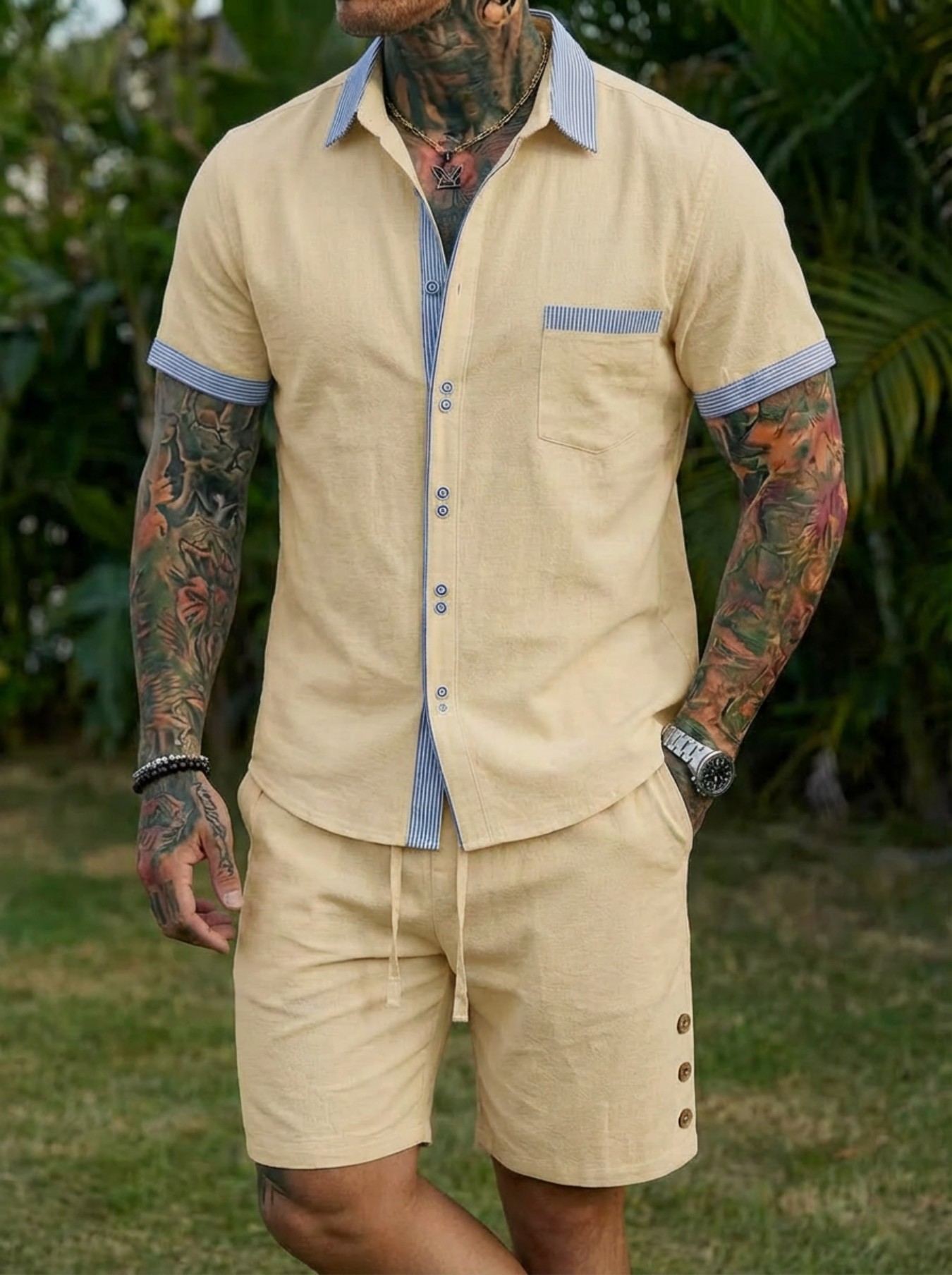 طقم قميص رجالي بتصميم كوبي عصر - مراجعة Men'S Fashion 2026 وسعره