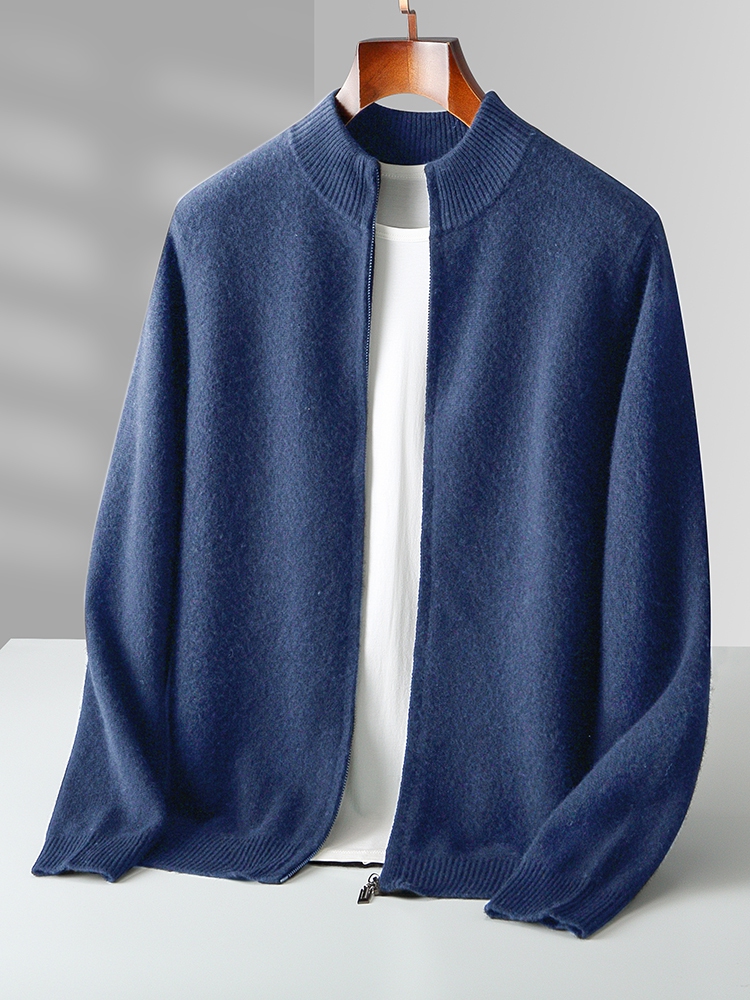 الخريف الشتاء الرجال وو سترة س - مراجعة Men'S Fashion Zip Sweater وسعره