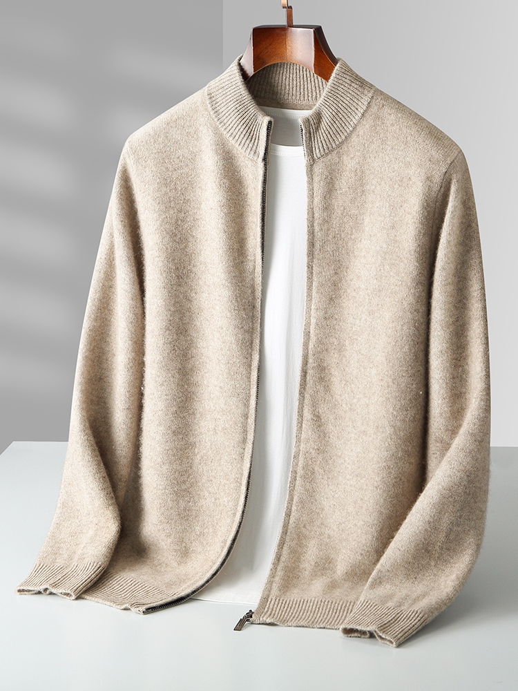 الخريف الشتاء الرجال وو سترة س - مراجعة Men'S Fashion Zip Sweater وسعره