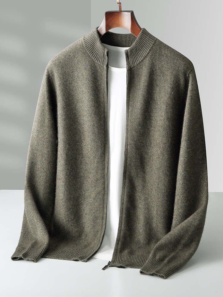 الخريف الشتاء الرجال وو سترة س - مراجعة Men'S Fashion Zip Sweater وسعره