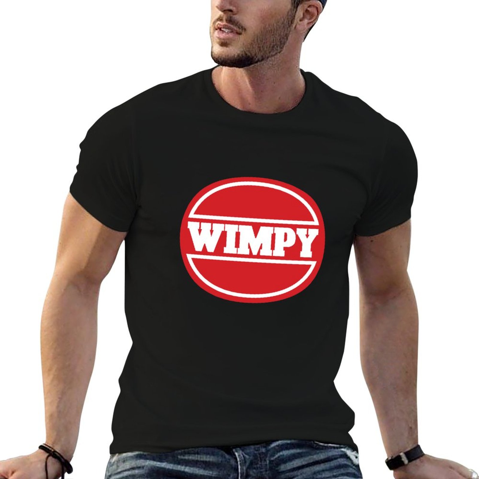 تي شيرت بعلامة تجارية Wimpy' ( - مراجعة Men'S Fashion 1960S وسعره