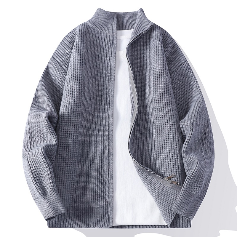 سترة معطف ، الرجال 2025 نمط جد - مراجعة Men'S Fashion Zip Sweater وسعره