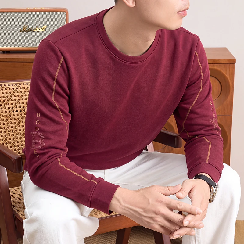 قميص رجالي يومي برقبة دائرية و - مراجعة Mens Fashion Casual وسعره