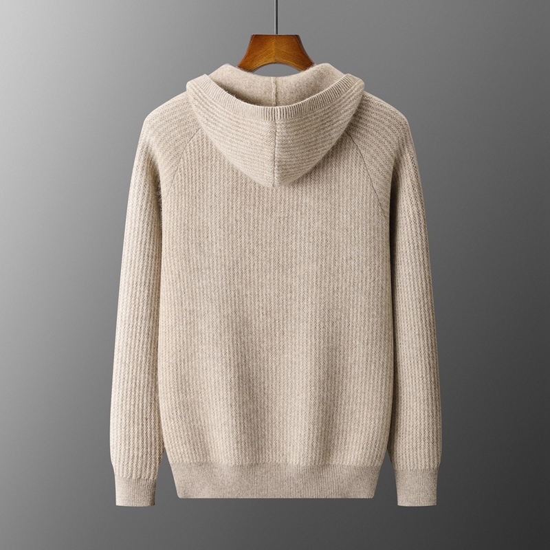 جديد الرجال سميكة قلنسوة بسحاب - مراجعة Men'S Fashion Zip Sweater وسعره