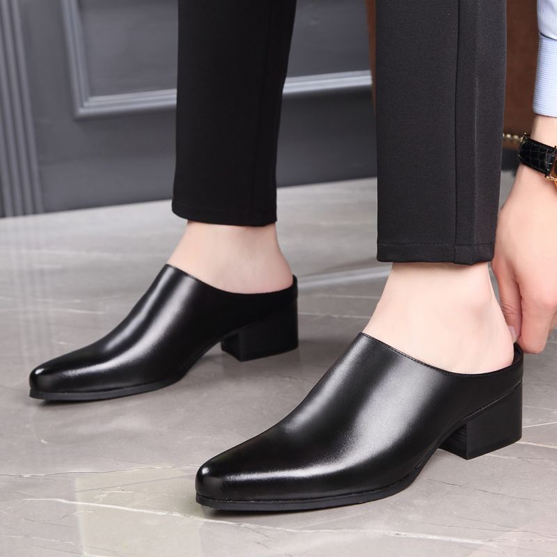 صنادل رجالية مدببة، أحذية جلدي - مراجعة Mens Fashion Dress وسعره