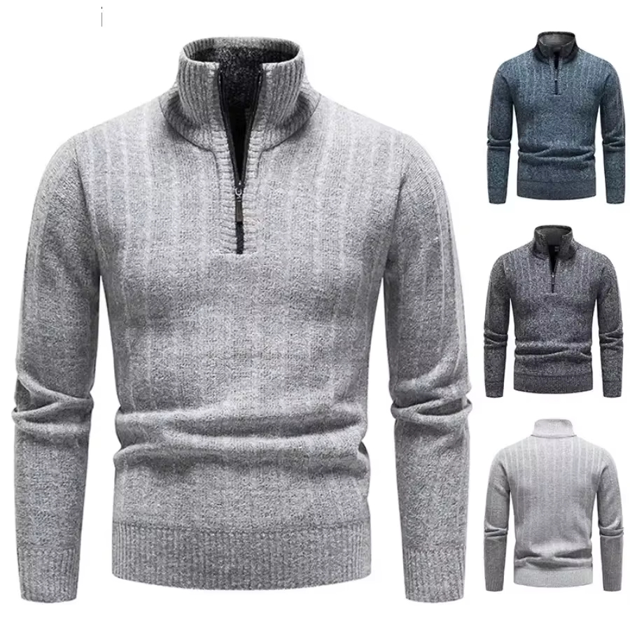جديد: سترات رجالية دافئة وعصري - مراجعة Men'S Fashion Zip Sweater وسعره