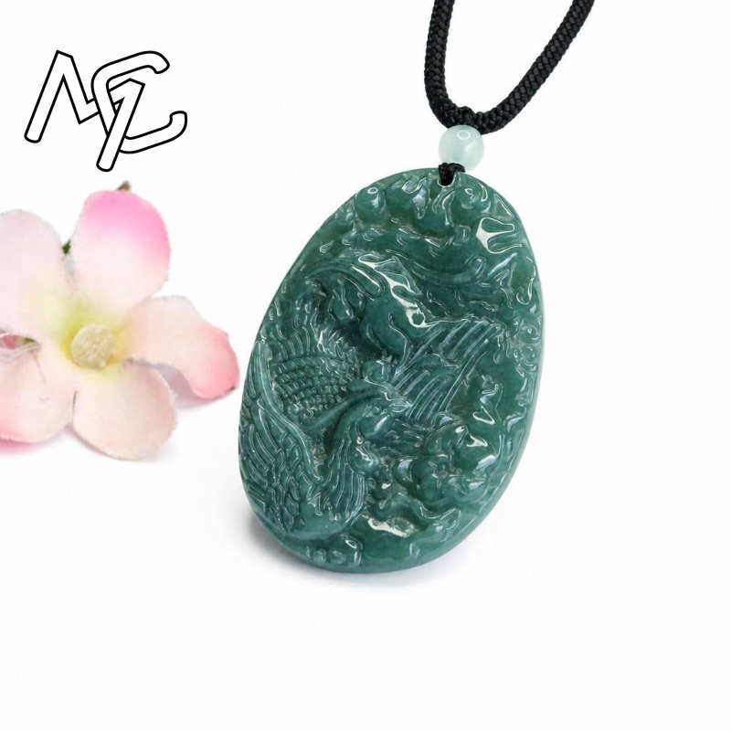 قلادة من اليشم الطبيعي الأصلي  - مراجعة Men'S Fashion Jewelry وسعره