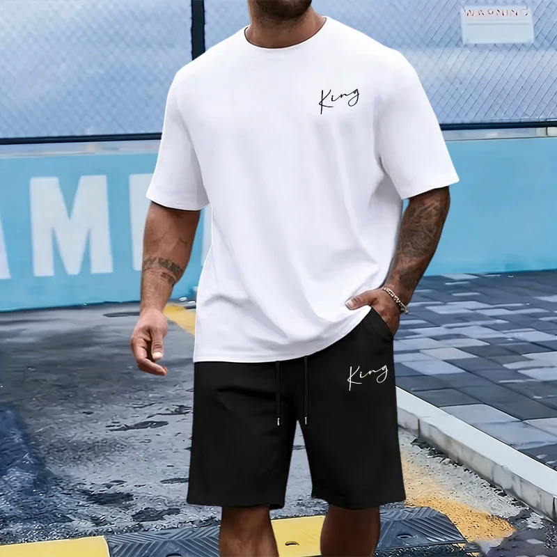 طقم رجالي من King Letter: تي ش - مراجعة Men Fashion King وسعره