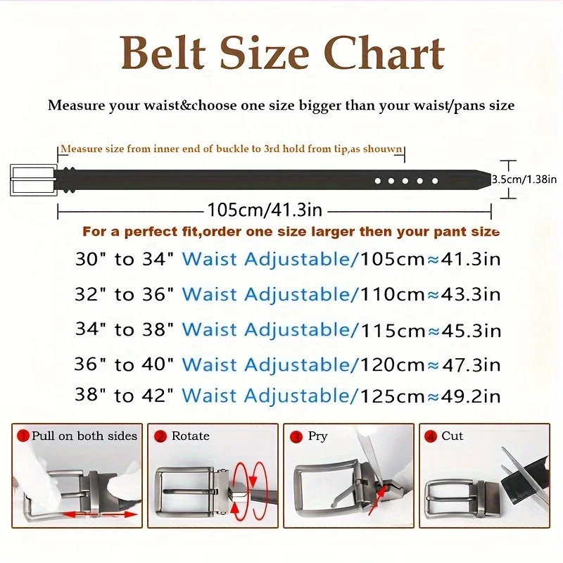 حزام جلد البقر الأصلي للرجال ، - مراجعة Leather Belt Braided وسعره