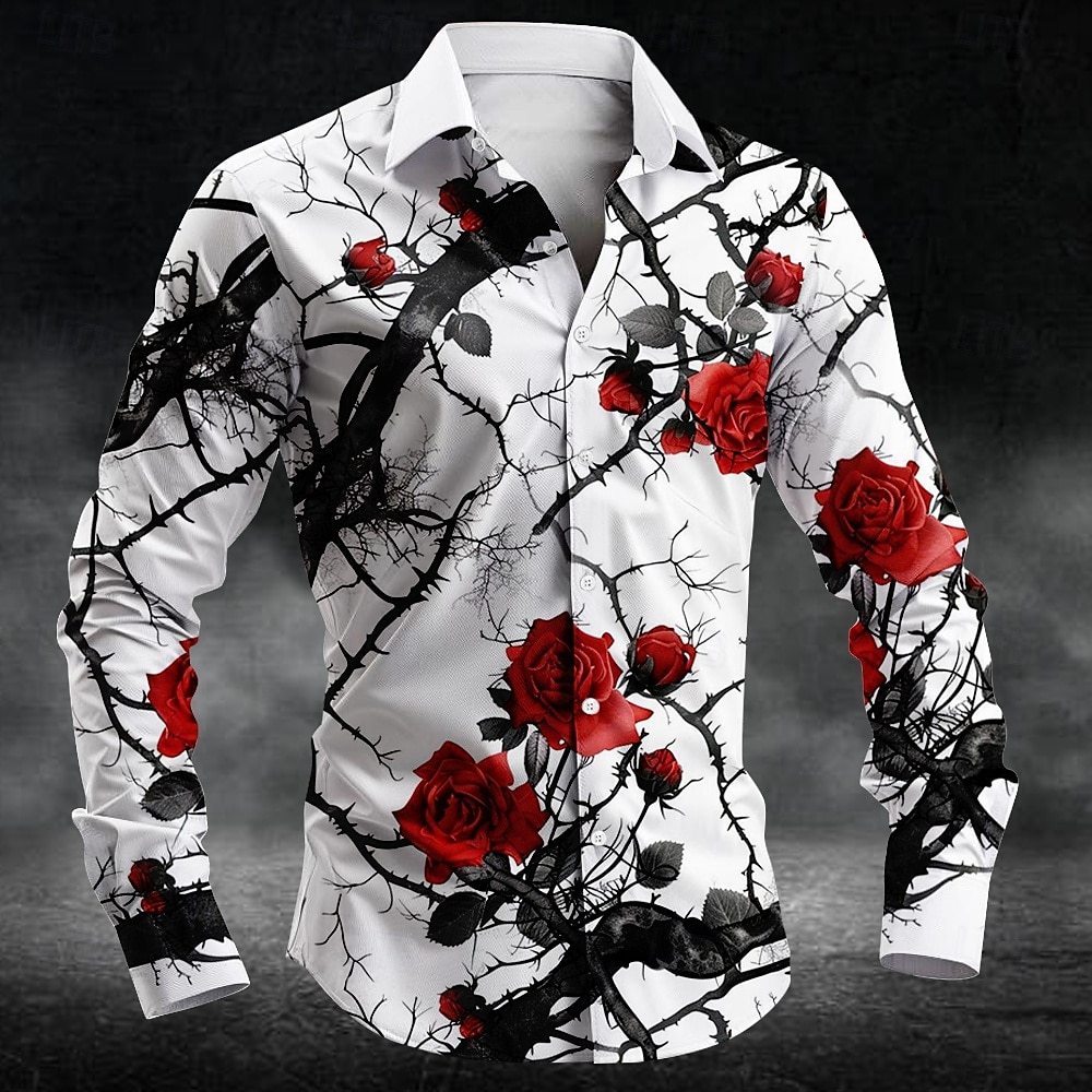 قميص رجالي بأكمام طويلة بتصميم - مراجعة Mens Fashion Casual وسعره