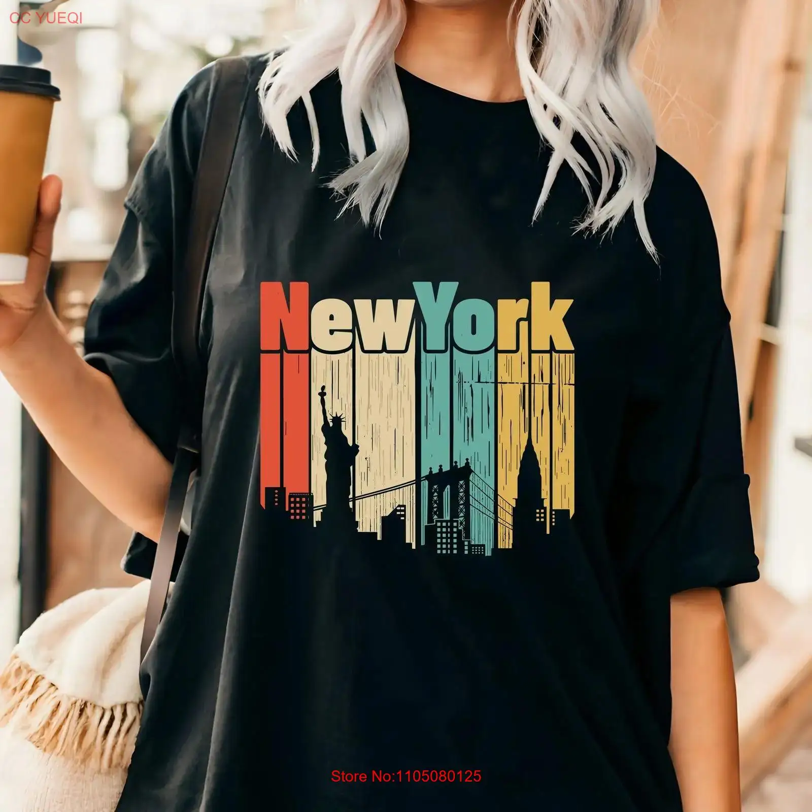 نيويورك ريترو تي شيرت الولايات - مراجعة Men'S Fashion Nyc وسعره