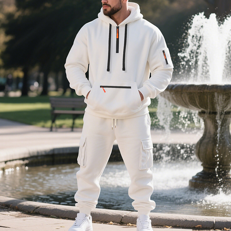 بدلة رياضية رجالية نمط الخريف  - مراجعة Men'S Fashion Zip Sweater وسعره