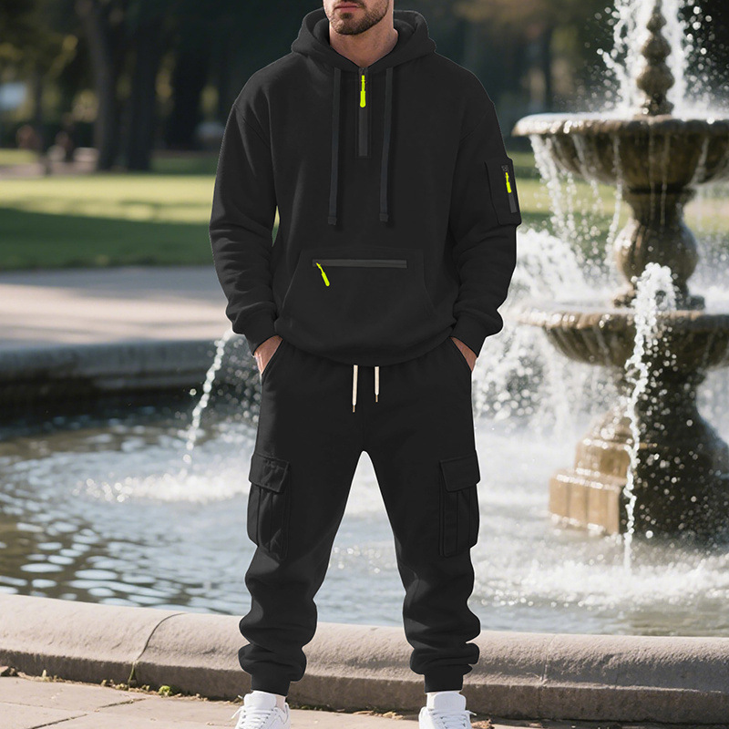 بدلة رياضية رجالية نمط الخريف  - مراجعة Men'S Fashion Zip Sweater وسعره